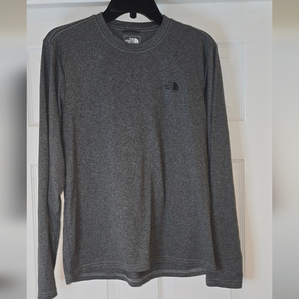 The North Face Men's Charcoal Long Sleeve Tee